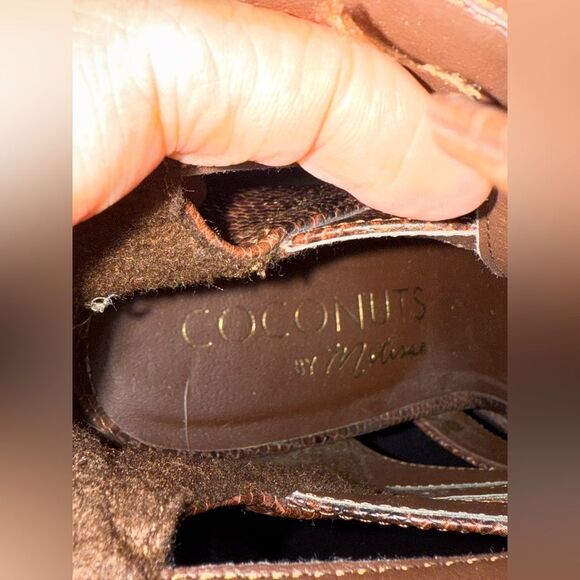 Coconuts Getty by Matisse animal print cutouts Booties Size 8.5 Women’s EUC - Picture 5 of 5